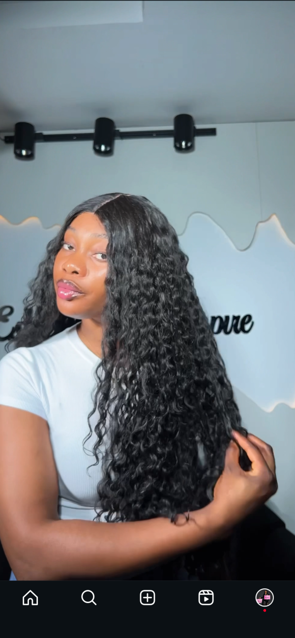 Closure deep curls