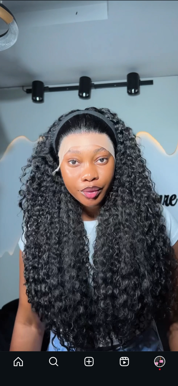 30” Frontal deep curls