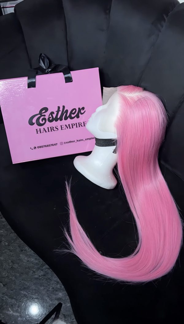 Pink Frontal Wig